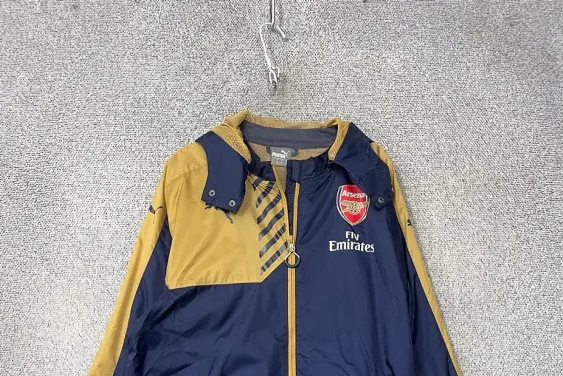 푸마 아스날 로고 바람막이 M 상품이미지3