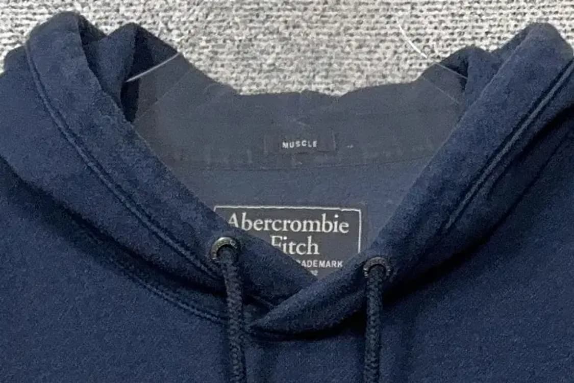 아베크롬비 빈티지 자수 Y2K 로고 후드티 M 상품이미지5