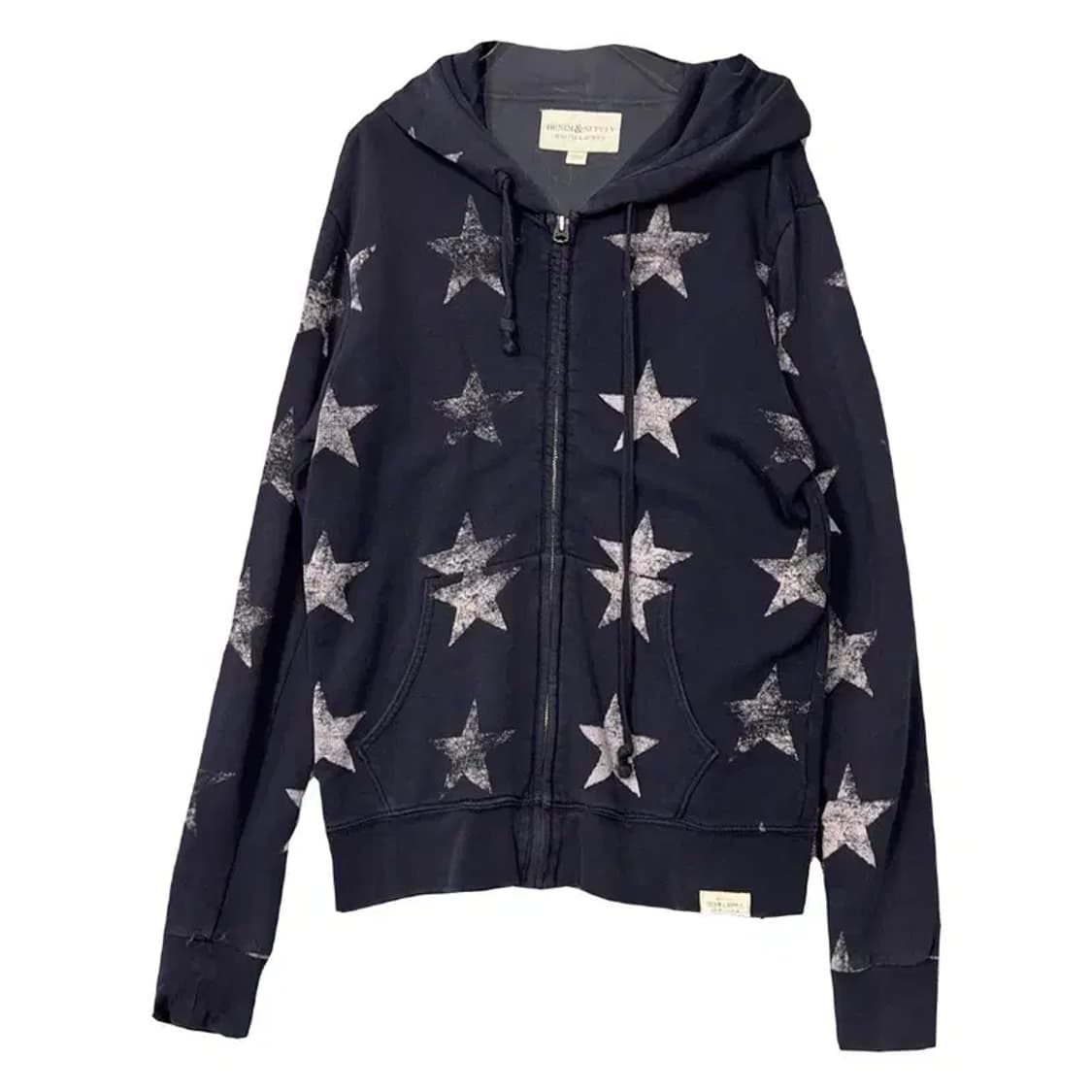 폴로 데님 앤 서플라이 멀티 스타 프린팅 빈티지 후드집업 M 상품이미지1