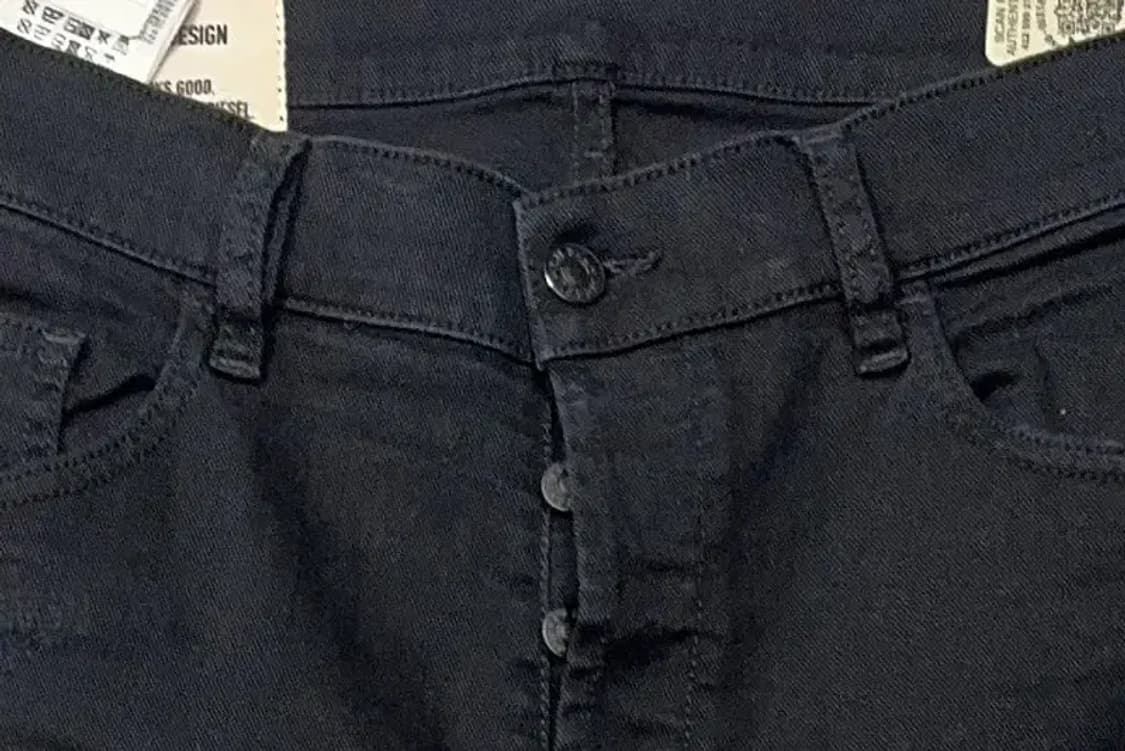 디젤 남성 블랙진 34 32 상품이미지6