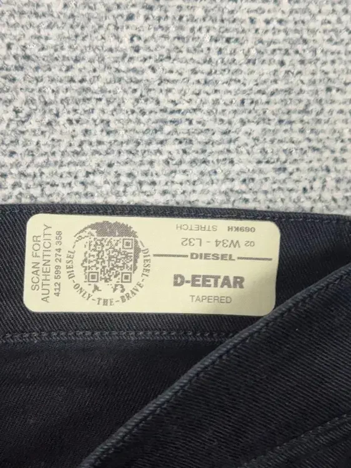 디젤 남성 블랙진 34 32 상품이미지7