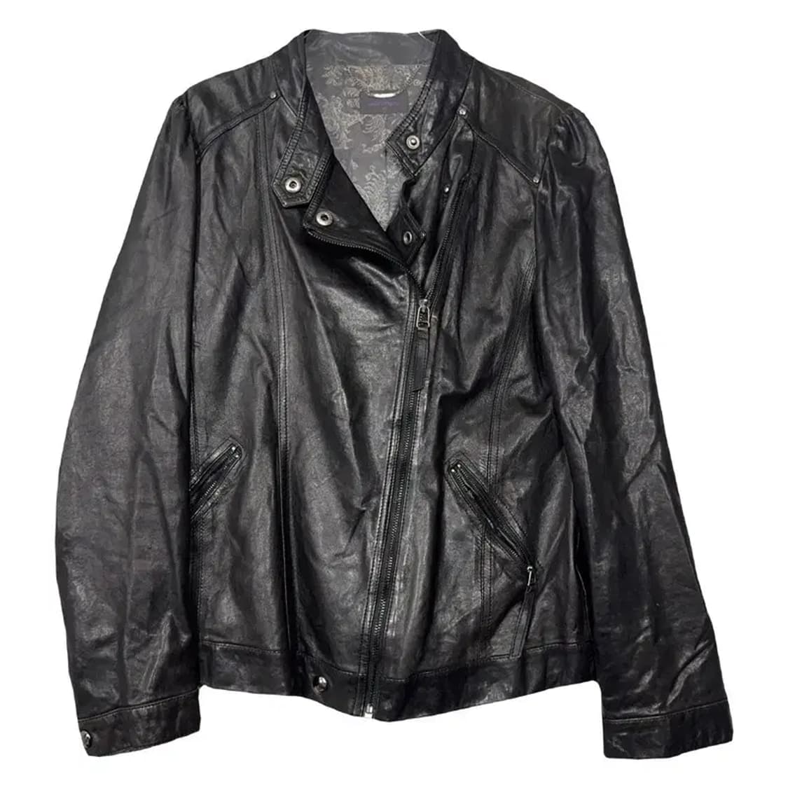 여성 빈티지 램스킨 차이나넥 양가죽 자켓 100 상품이미지1