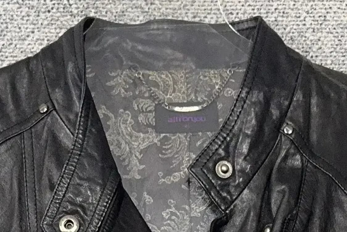 여성 빈티지 램스킨 차이나넥 양가죽 자켓 100 상품이미지5