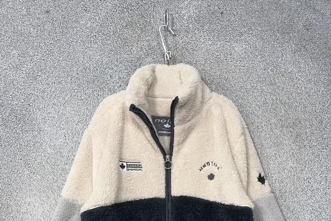 노이즈 베이지 투톤 뽀글이 후리스 S/P 상품이미지3