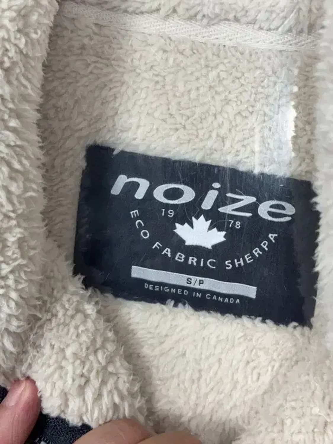 노이즈 베이지 투톤 뽀글이 후리스 S/P 상품이미지9