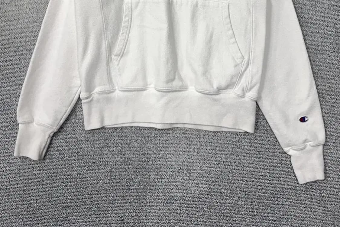 챔피온 화이트 리버스 위브 스웻셔츠 SMALL 상품이미지4