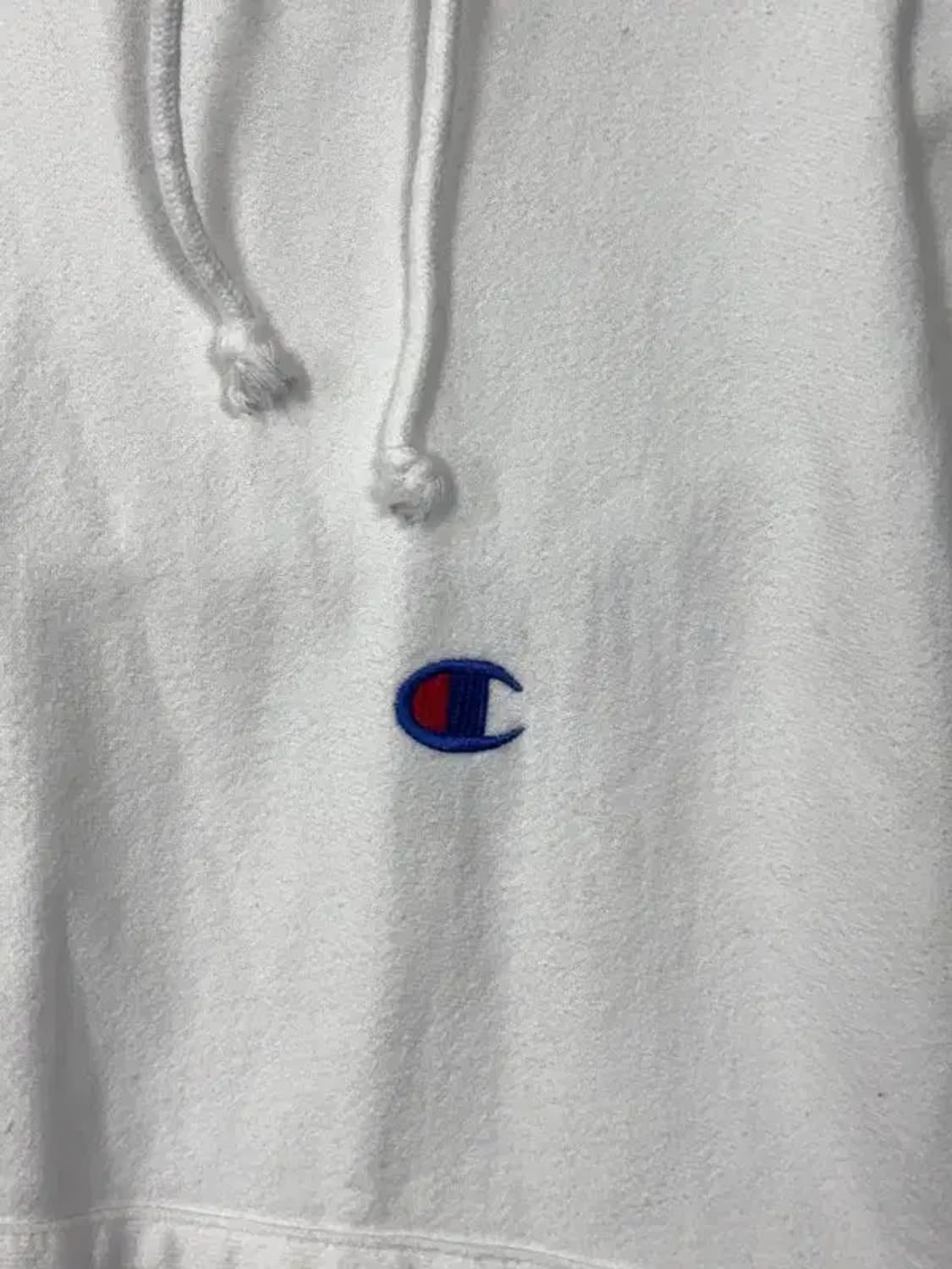 챔피온 화이트 리버스 위브 스웻셔츠 SMALL 상품이미지8