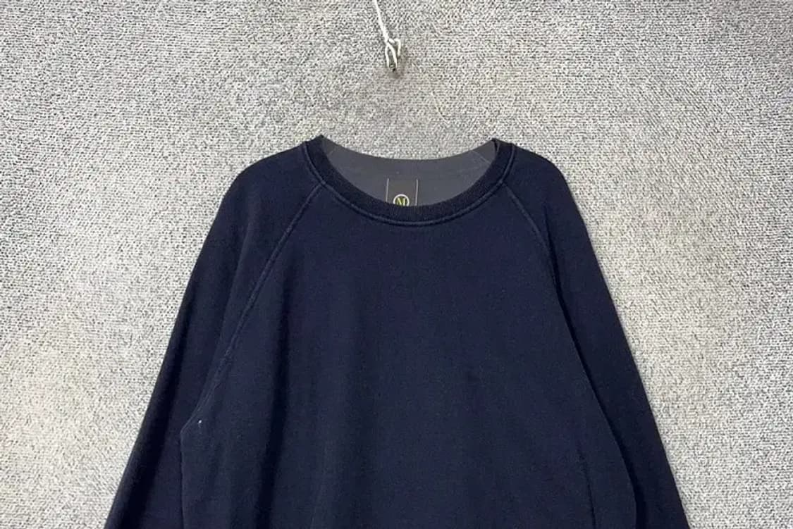 프리즘웍스 네이비 캐주얼 맨투맨 MEDIUM 상품이미지3