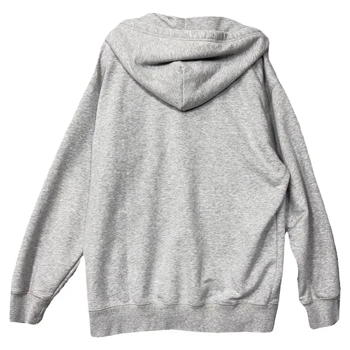 후아유 Y2K 자수 로고 오버핏 라이트 그레이 후드 집업 S 상품이미지2