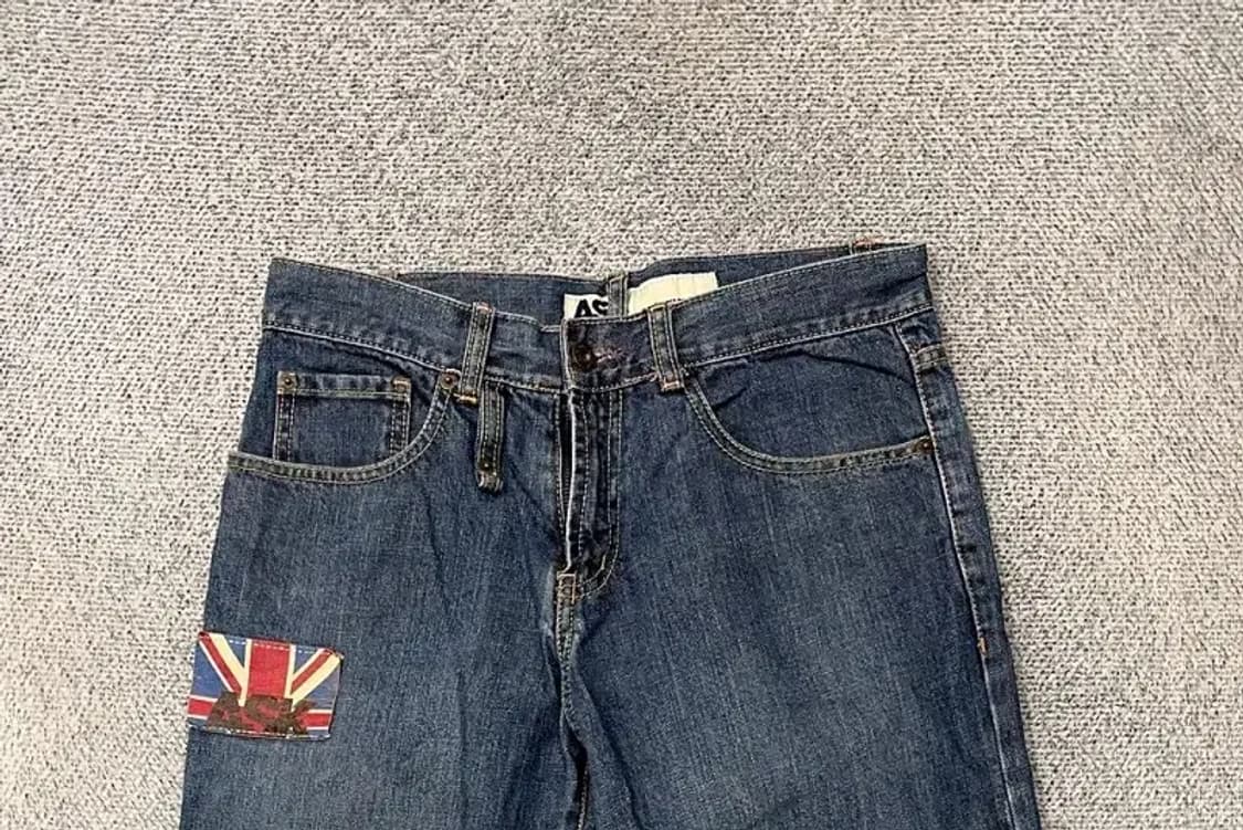 ASK Y2K 성조기 백프린팅 데님 팬츠 30 상품이미지3