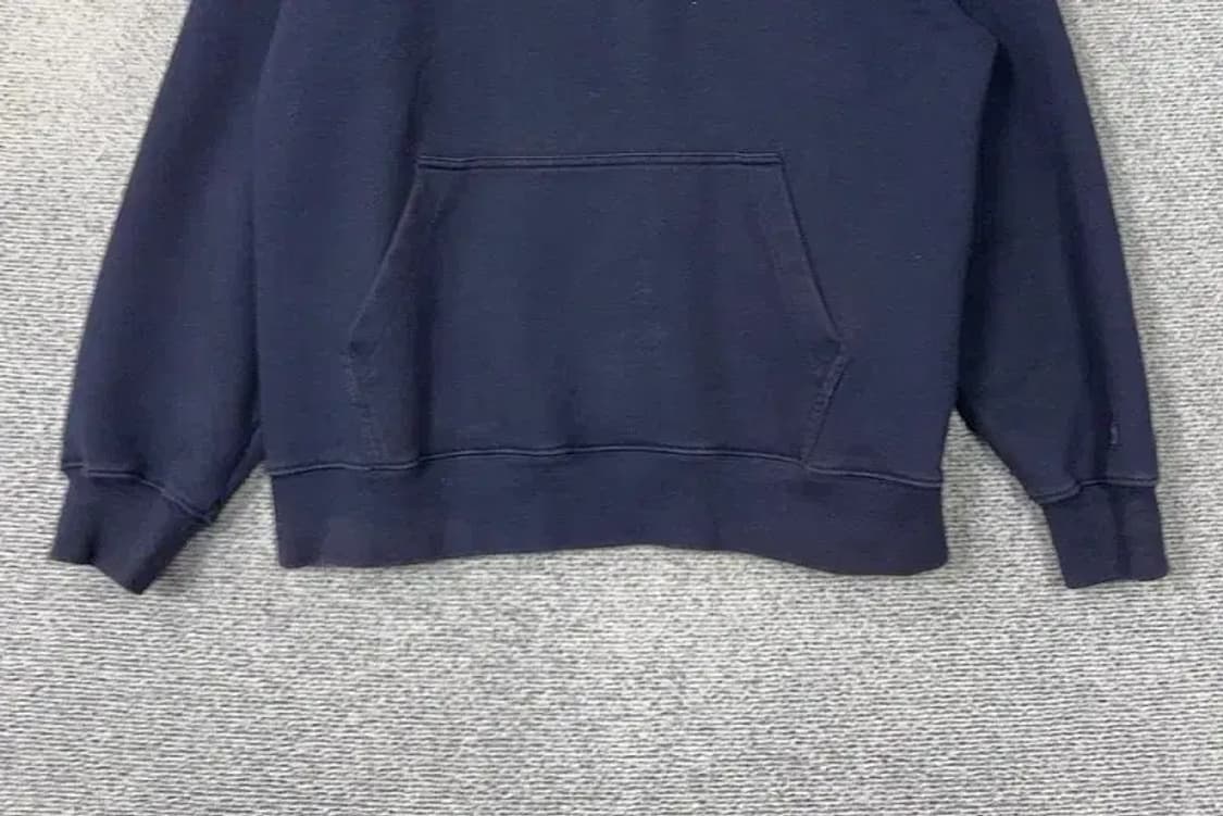 리 프린팅 네이비 후드티 S 상품이미지4