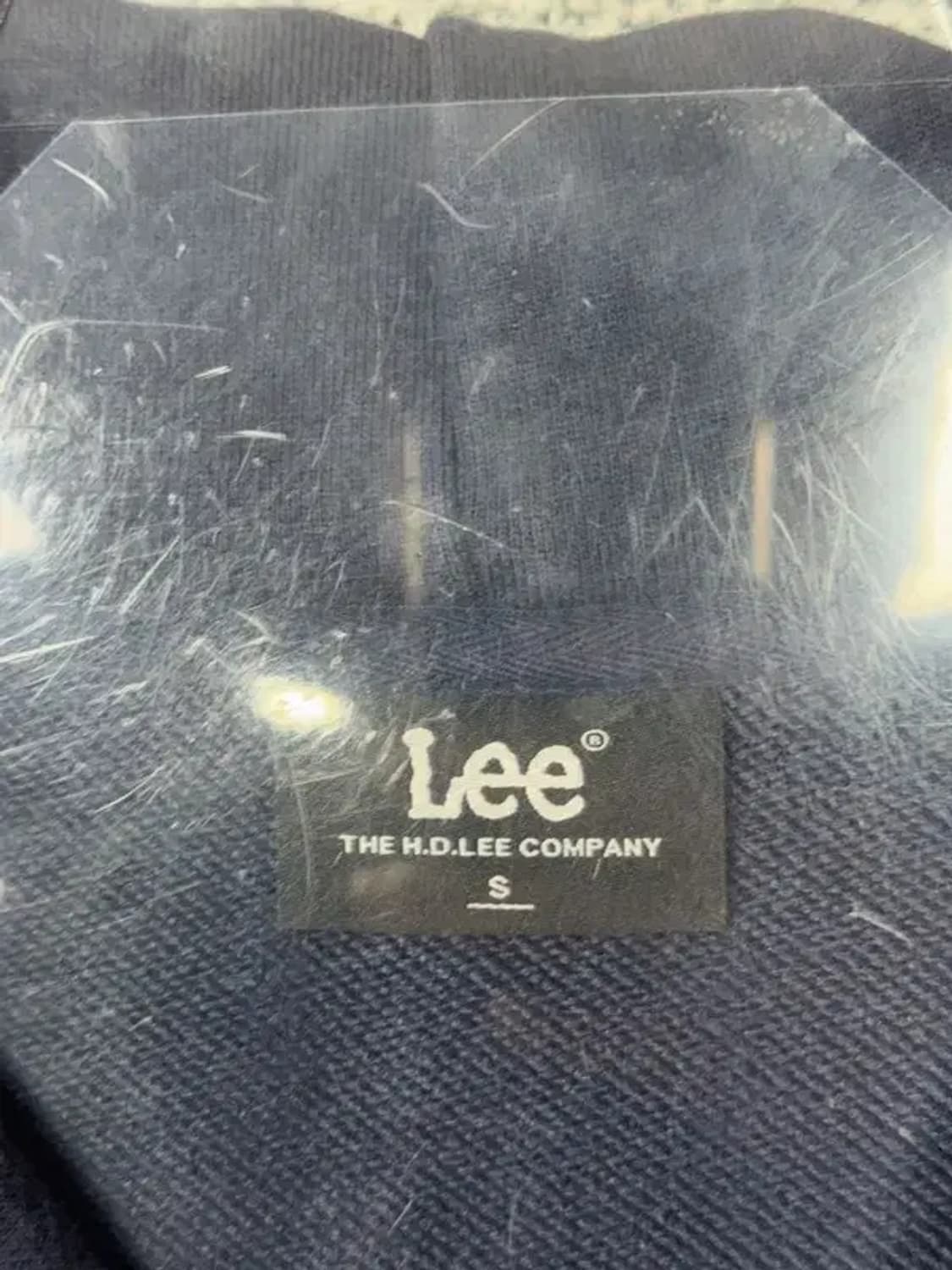 리 프린팅 네이비 후드티 S 상품이미지8