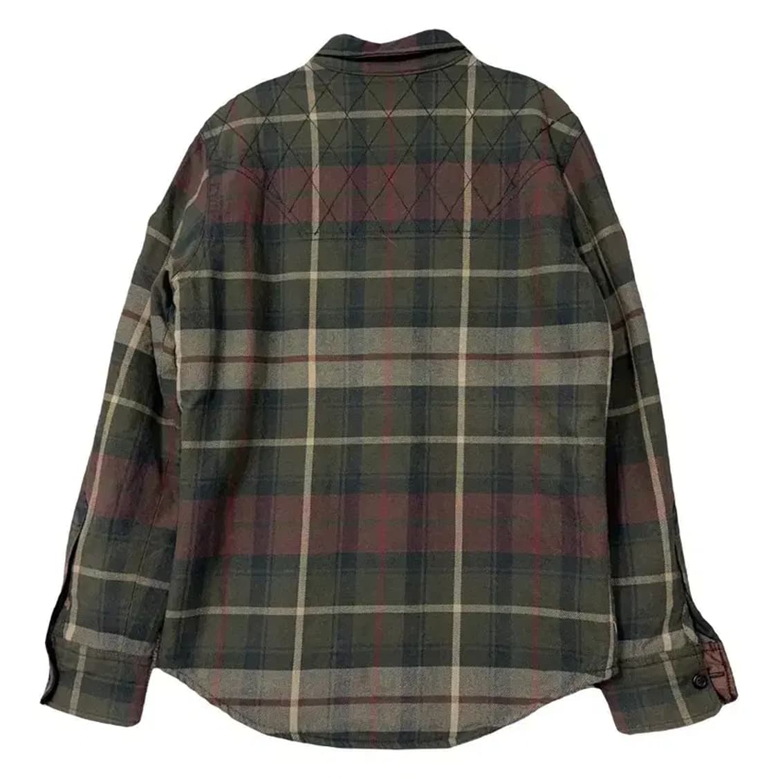 티니위니 체크 카키 베어 로고 점퍼 셔츠 L 상품이미지2