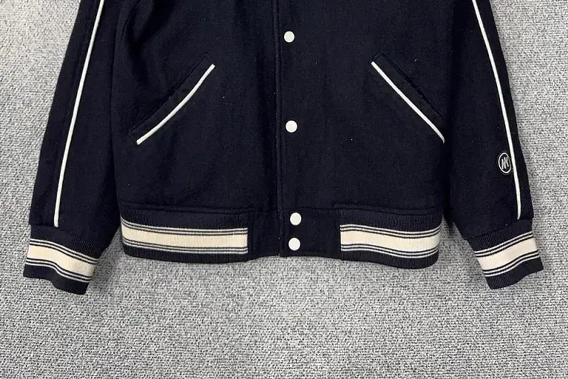 푸부 로고 자수 단가라 스타디움 자켓 M 상품이미지4