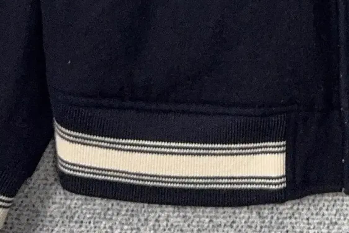 푸부 로고 자수 단가라 스타디움 자켓 M 상품이미지6