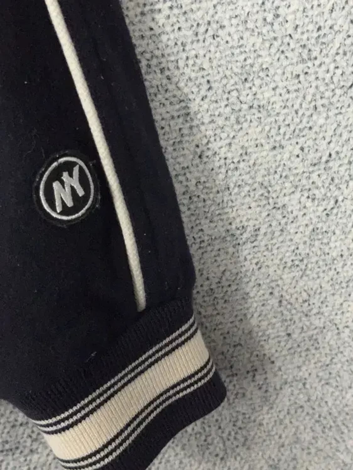 푸부 로고 자수 단가라 스타디움 자켓 M 상품이미지7