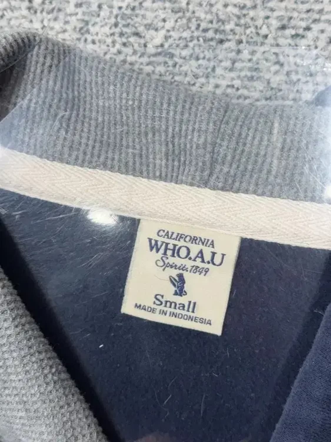 후아유 빈티지 Y2K 네이비 후드티 Small 상품이미지7