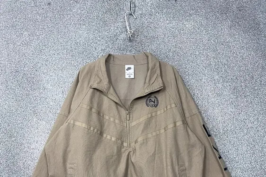 나이키 윈드러너 캔버스 베이지 바람막이 웜업 M 상품이미지3