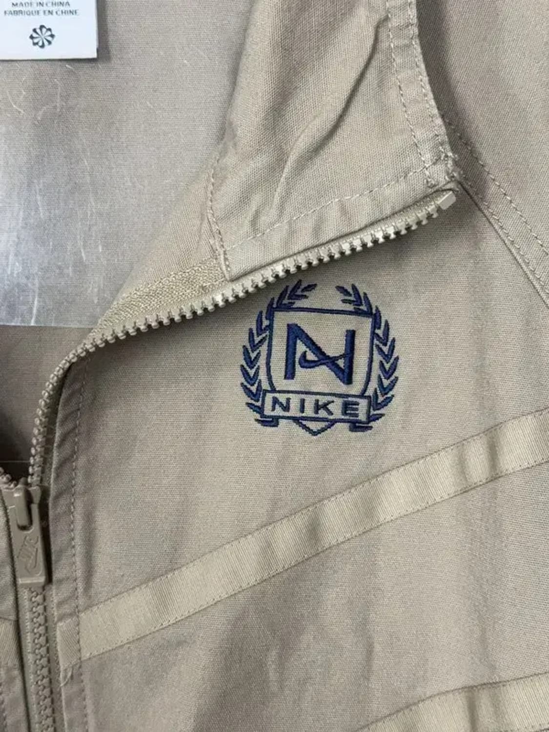 나이키 윈드러너 캔버스 베이지 바람막이 웜업 M 상품이미지7