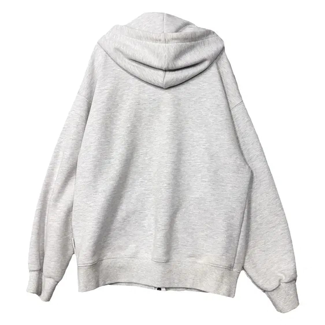 코드그라피 스펠 로고 라이트 그레이 후드 집업 M 상품이미지2