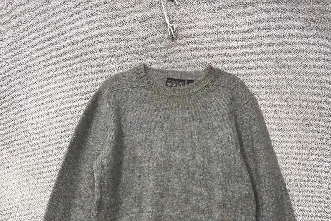 스코틀랜드 빈티지 그레이 울 니트 M 상품이미지3