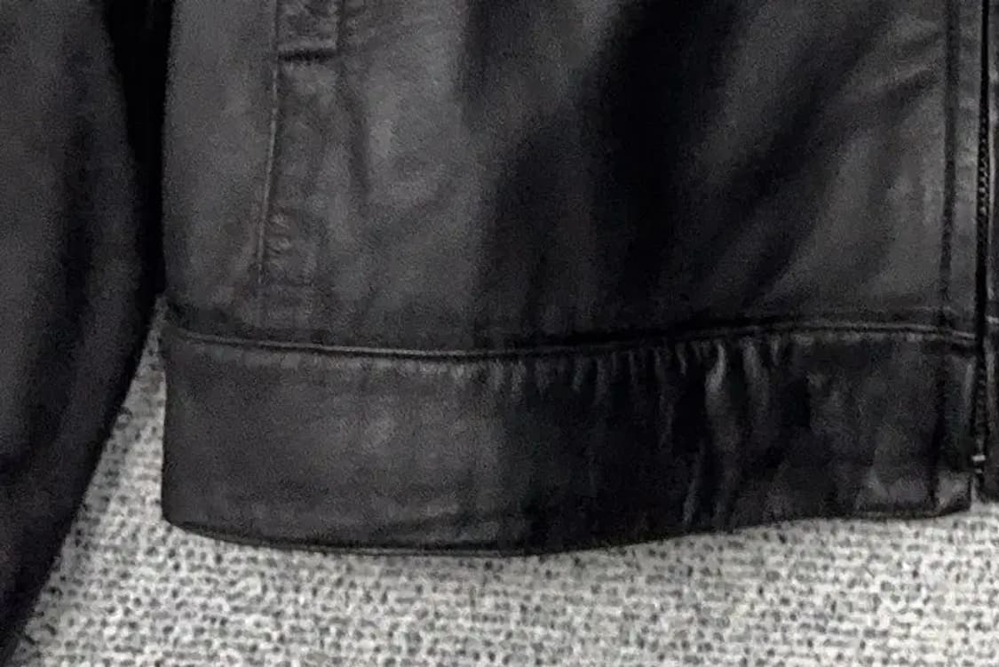 CARUSO 클래식 램스킨 블랙 양가죽 자켓 XL 상품이미지6