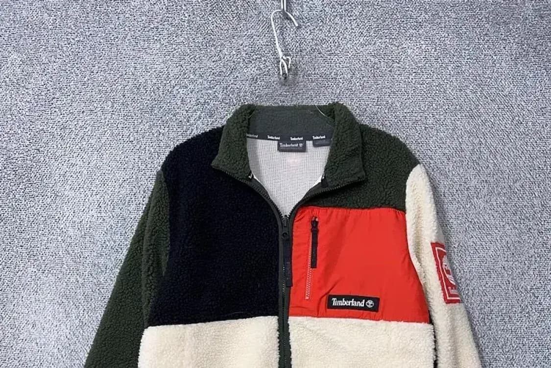 팀버랜드 멀티컬러 뽀글이 후리스 XS/TP 상품이미지3