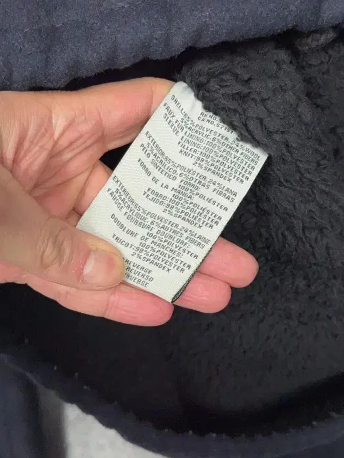 리바이스 네이비 심플 로고 울 코치 자켓 S 상품이미지10