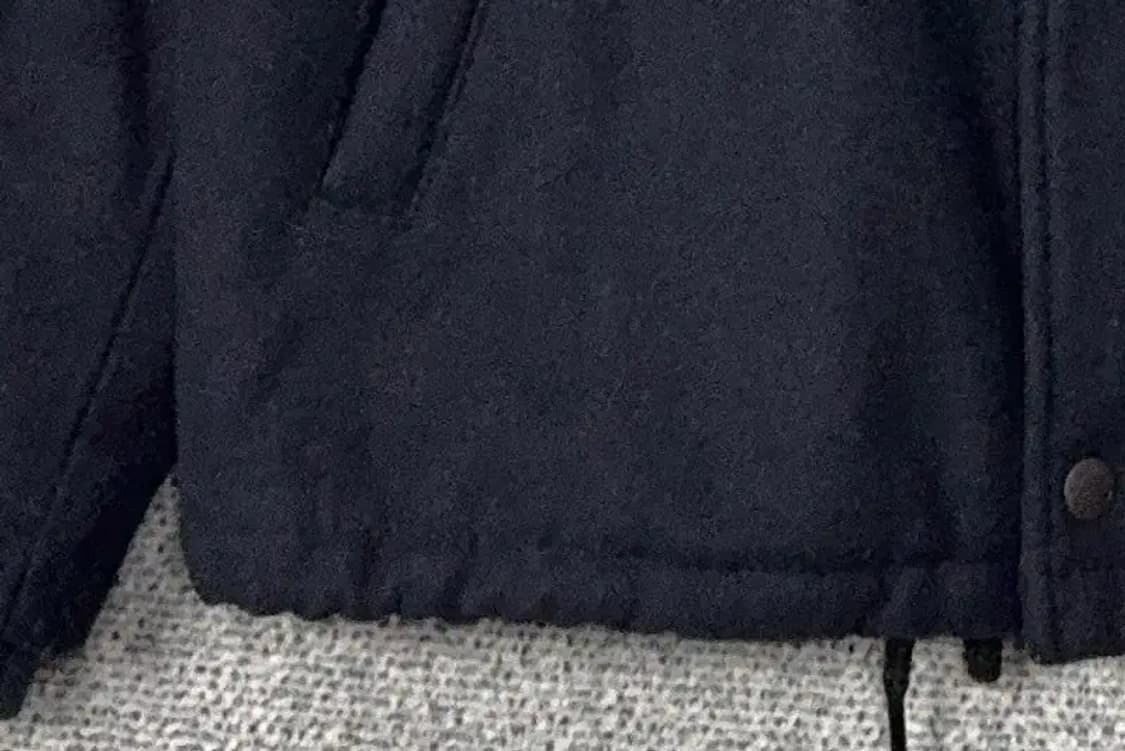 리바이스 네이비 심플 로고 울 코치 자켓 S 상품이미지5