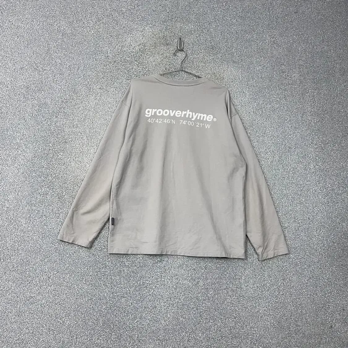 그루브라임 로고 긴팔티 XL 상품이미지2