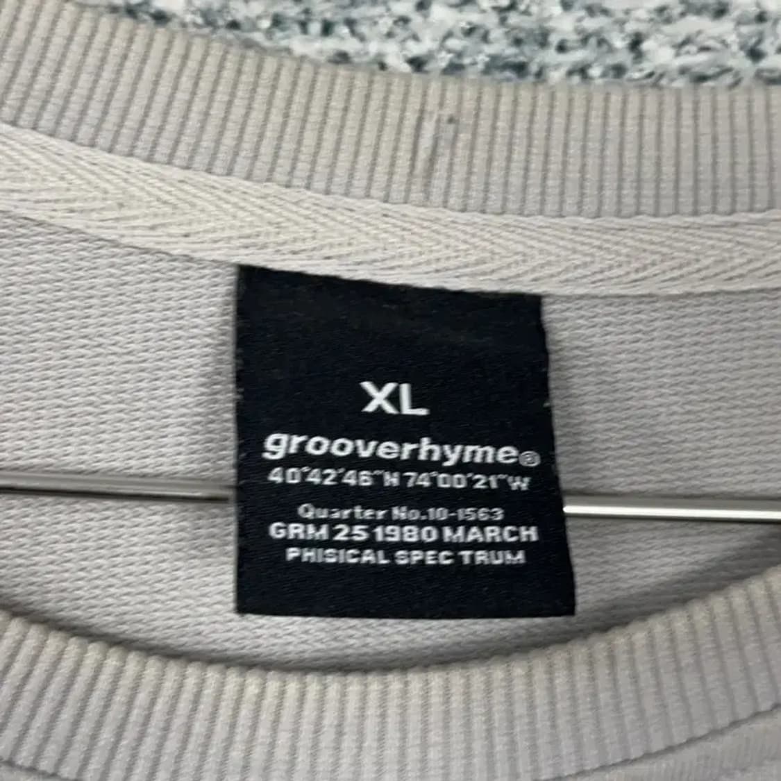 그루브라임 로고 긴팔티 XL 상품이미지3