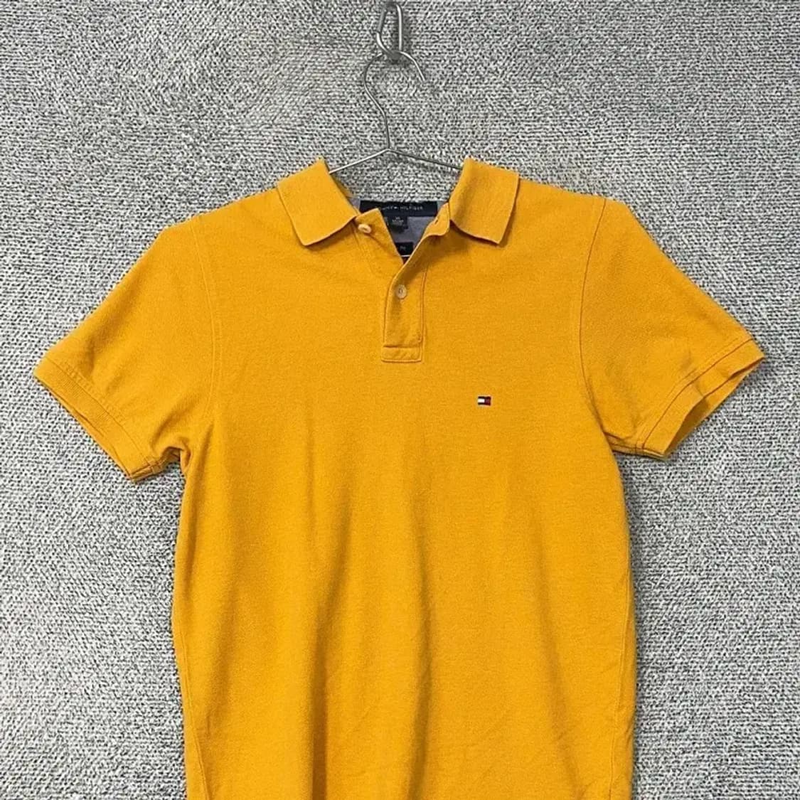 타미힐피거 옐로우 반팔 카라티 XS 상품이미지3
