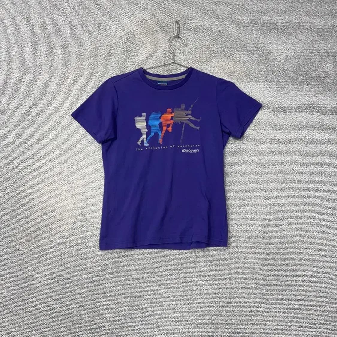 디스커버리 프린팅 퍼플 반팔티 95 상품이미지1