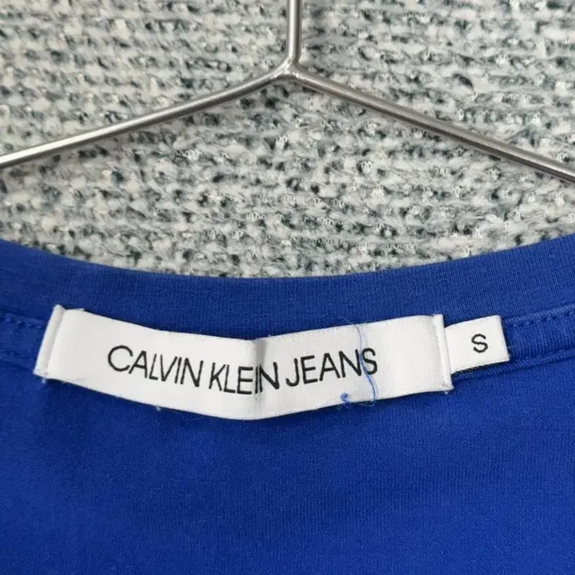 캘빈클라인 블루 로고 반팔티 S 상품이미지3