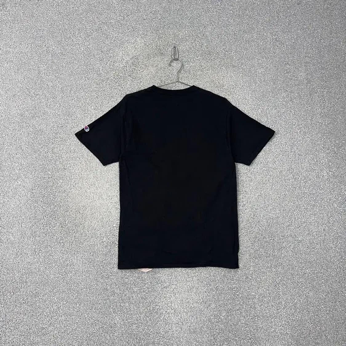 챔피온 블랙 로고 반팔티 M 상품이미지2