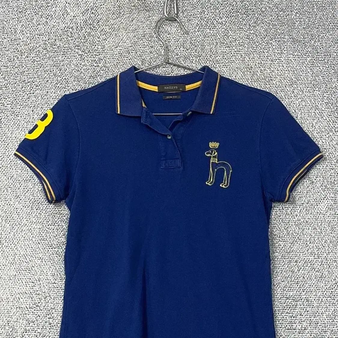 해지스 네이비 빅로고 반팔 카라티 95 상품이미지3