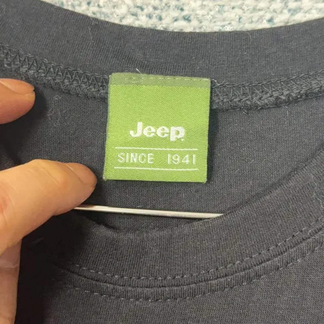 지프 빈티지 로고 반팔티 L 상품이미지4