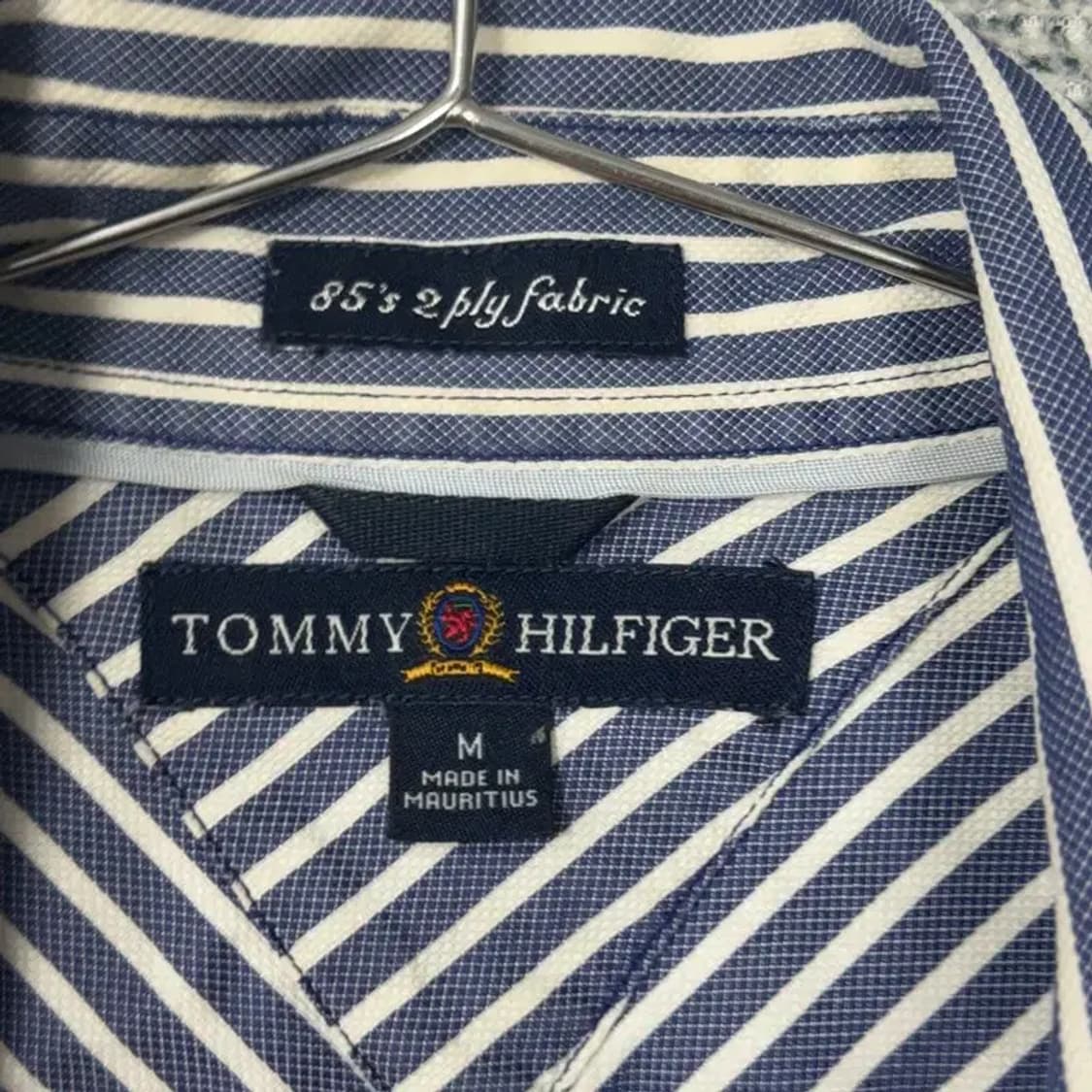 타미힐피거 빈티지 자수로고 셔츠 M 상품이미지4