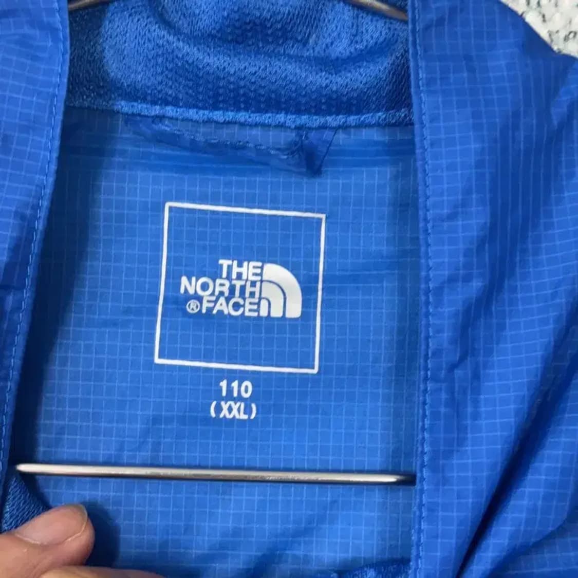 노스페이스 블루 기능성 바람막이 XXL 상품이미지3