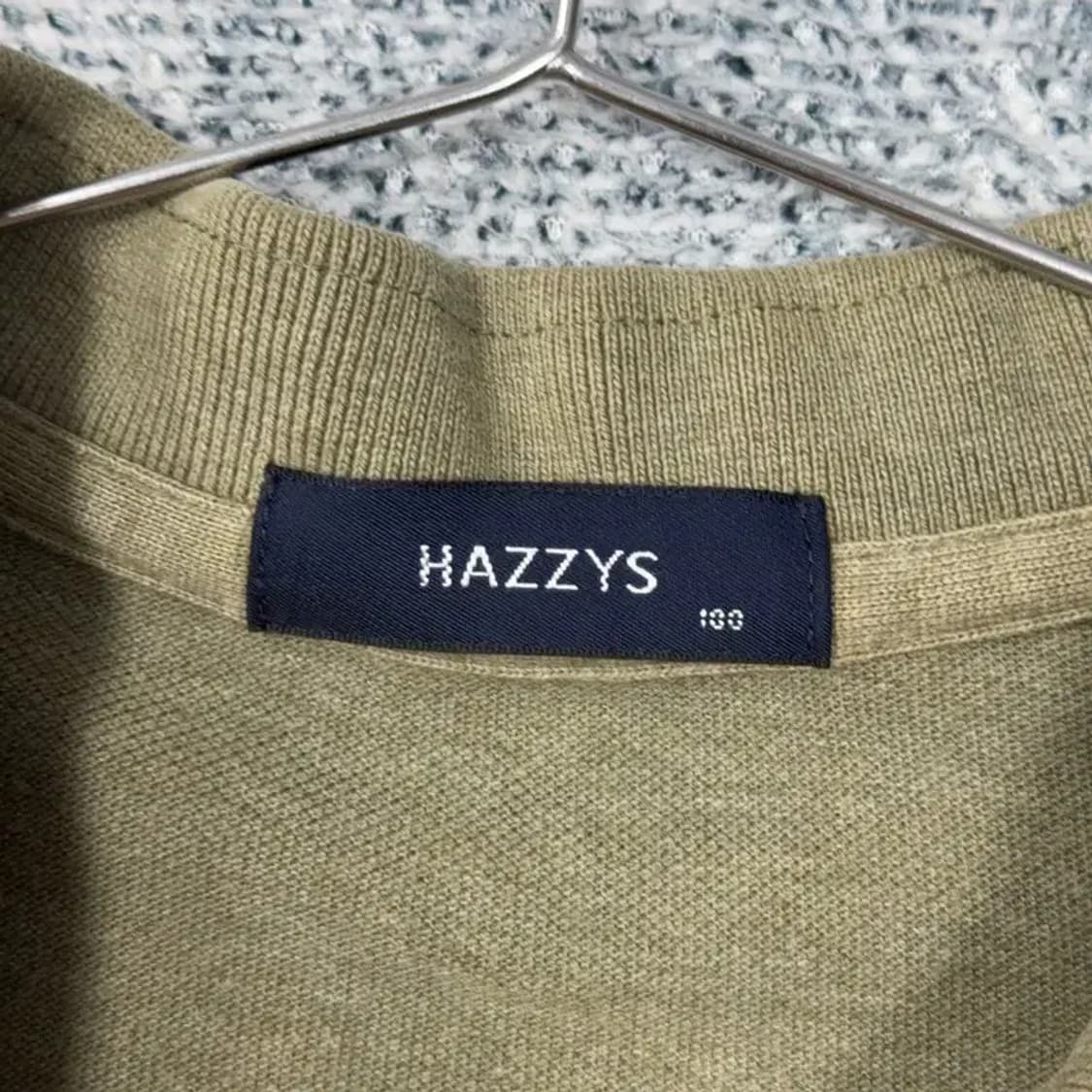 해지스 카키 반팔 카라티 100 상품이미지5