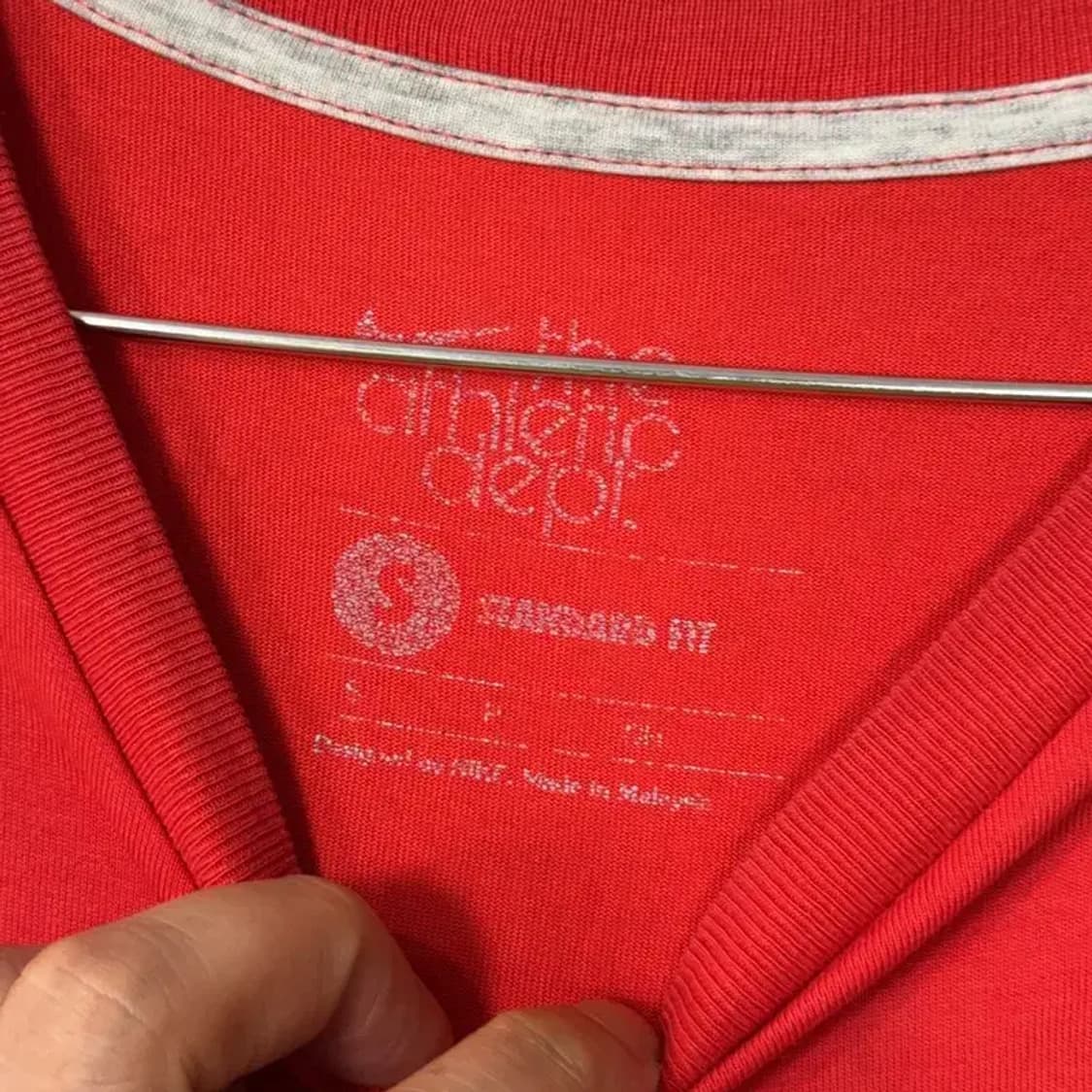 나이키 프린팅 레드 반팔티 S 상품이미지3