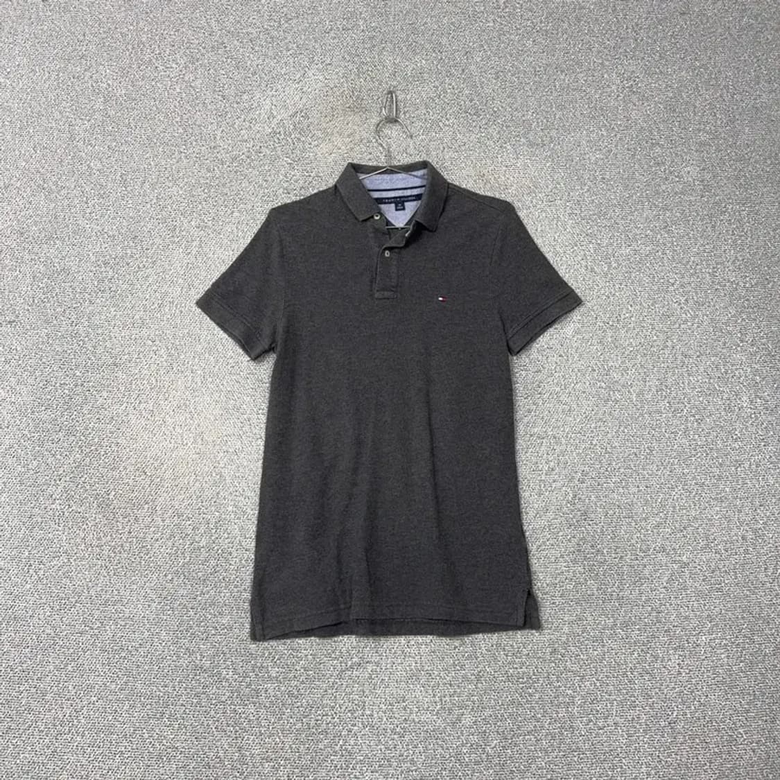 타미힐피거 그레이 반팔 카라티 XS 상품이미지1