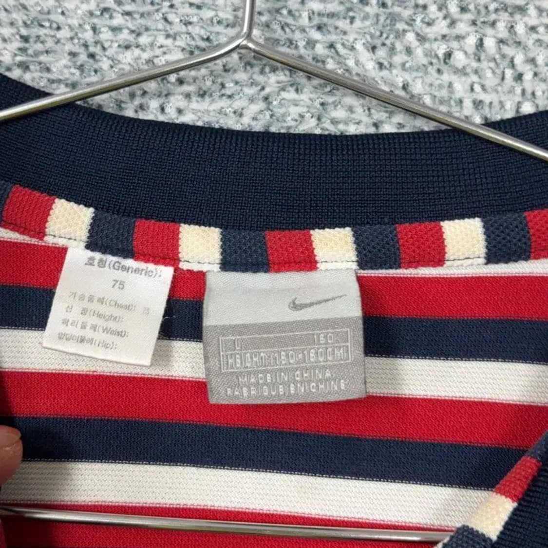 나이키 00's 스트라이프 반팔 카라티 75 상품이미지3
