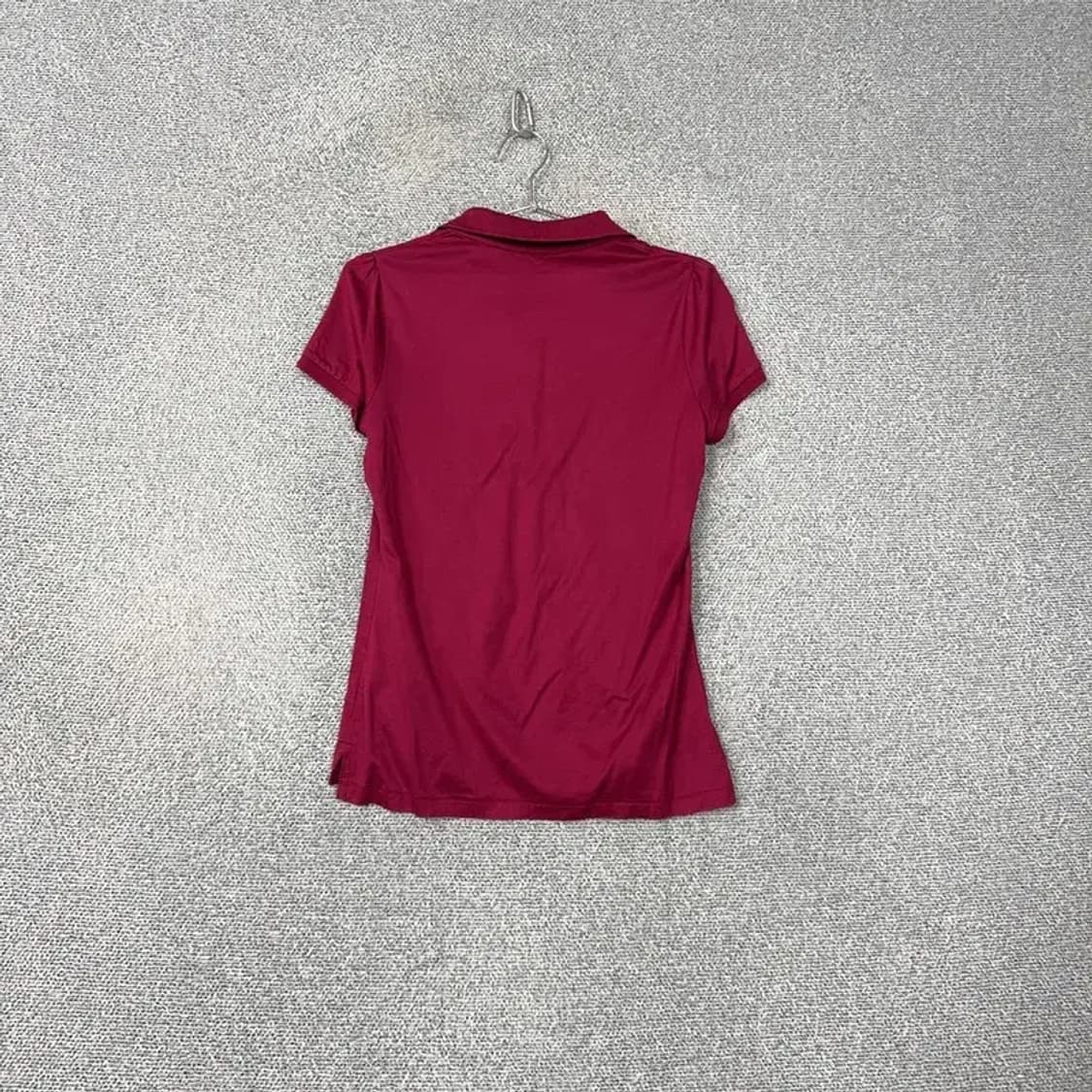 해지스 여성 버건디 반팔 카라티 90-165 상품이미지2