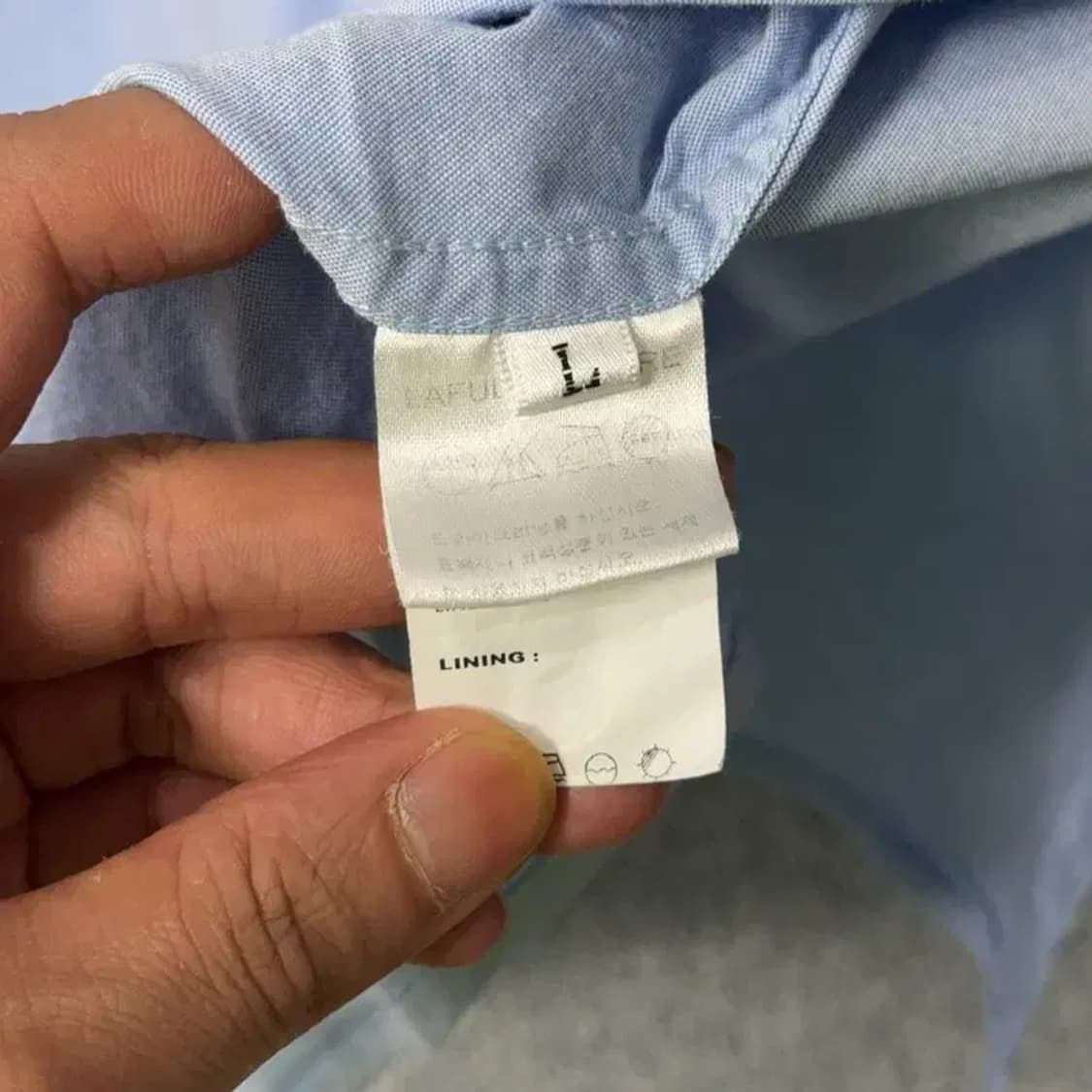 라퍼지스토어 오버핏 옥스포드 셔츠 L 상품이미지6