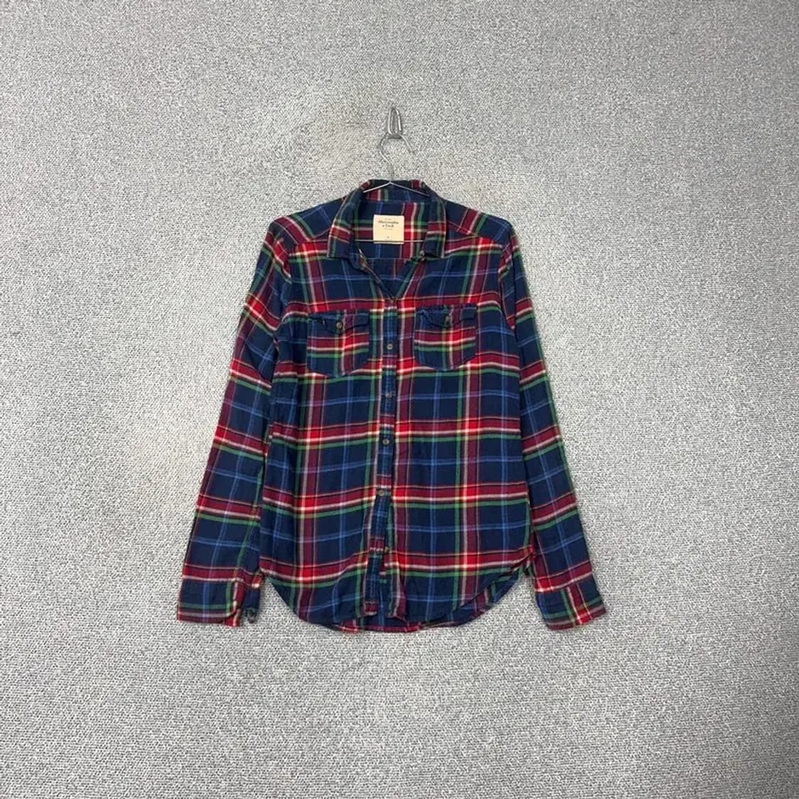 아베크롬비 투포켓 체크 남방 M 상품이미지1