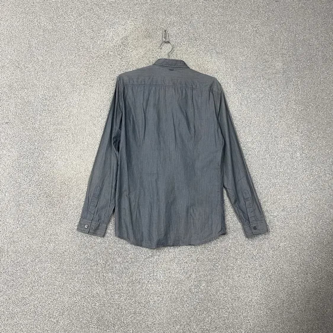 지이크 데님컬러 코튼 셔츠 100 상품이미지2