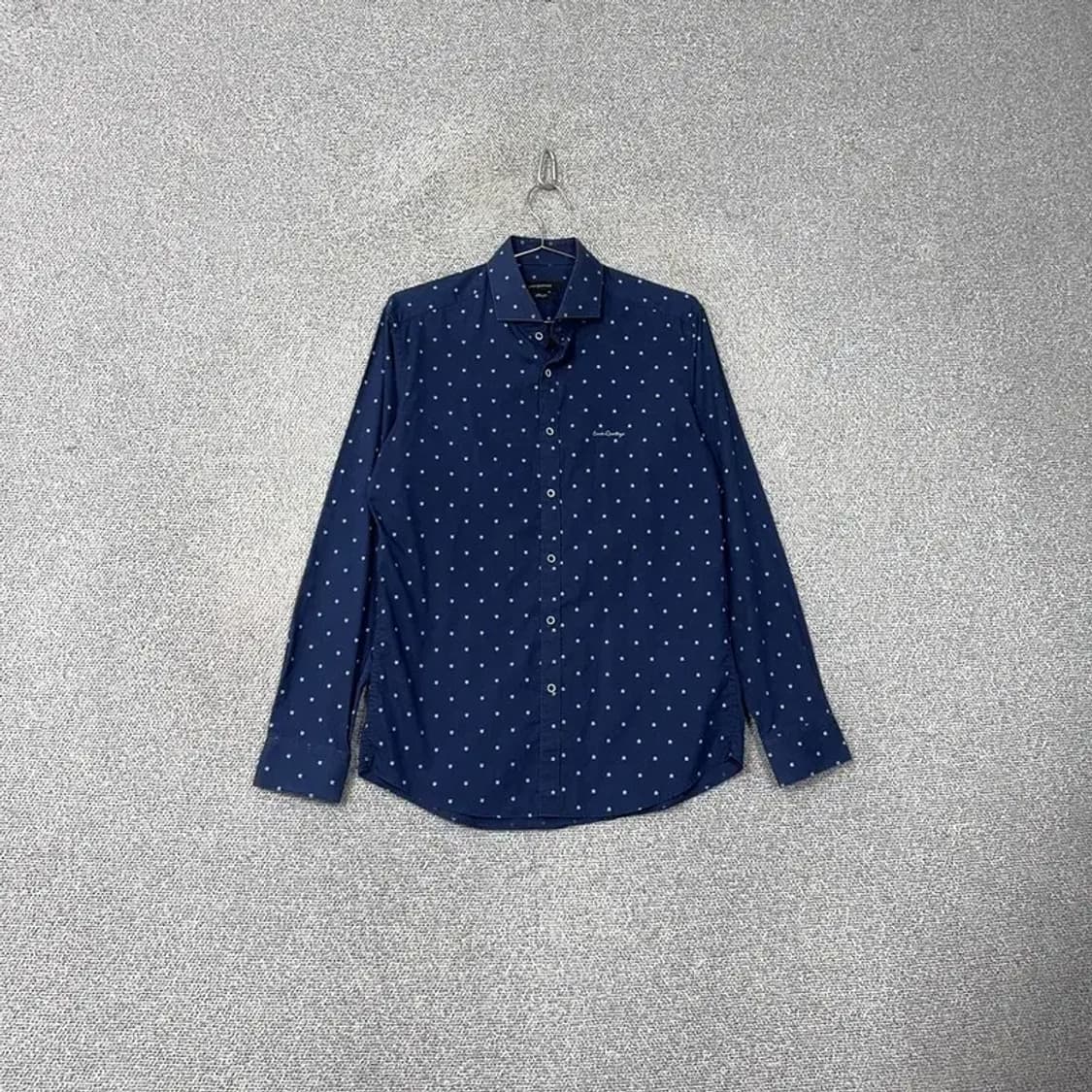 루이까또즈 도트 네이비 셔츠 100 상품이미지1