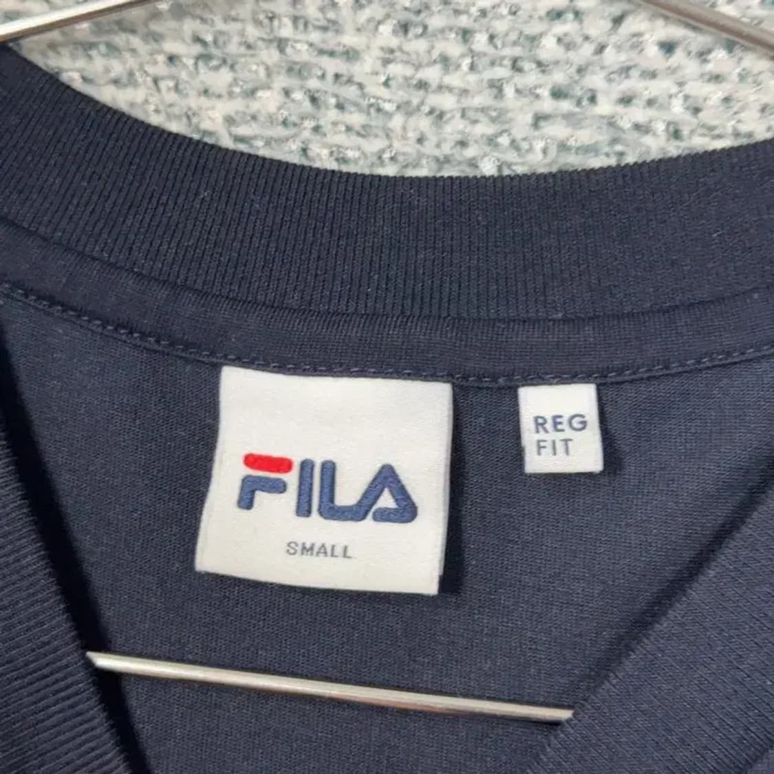 휠라 로고 반팔티 S 상품이미지3