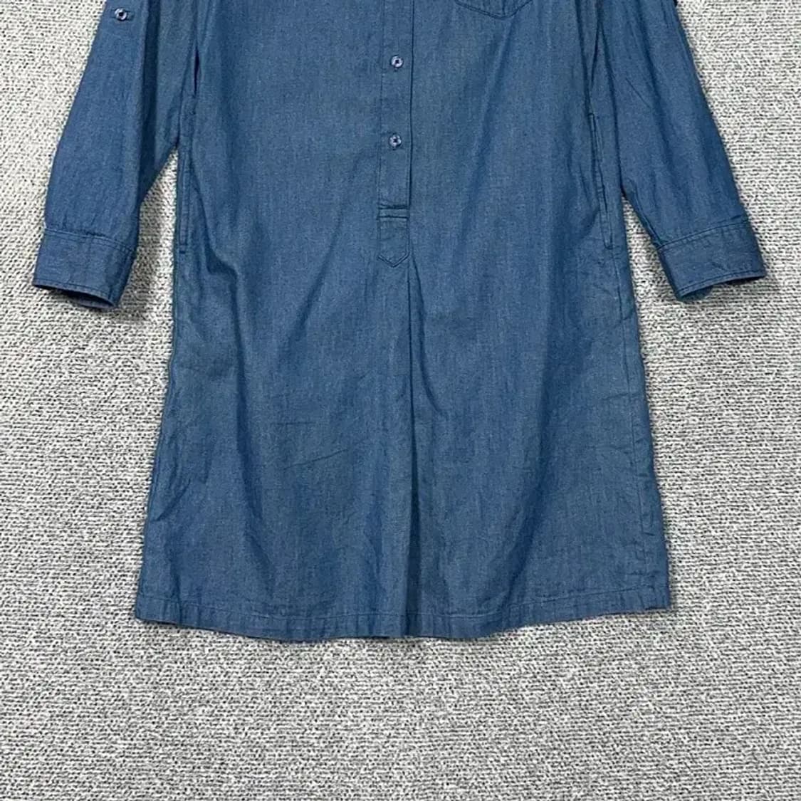 유니클로 데님 셔츠 원피스 S 상품이미지4